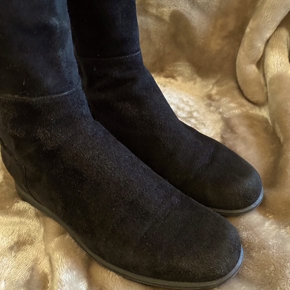 Stuart Weitzman AUTHENTIC 50/50 Above Knee Genuine Suede Boots - Picture 6 of 13